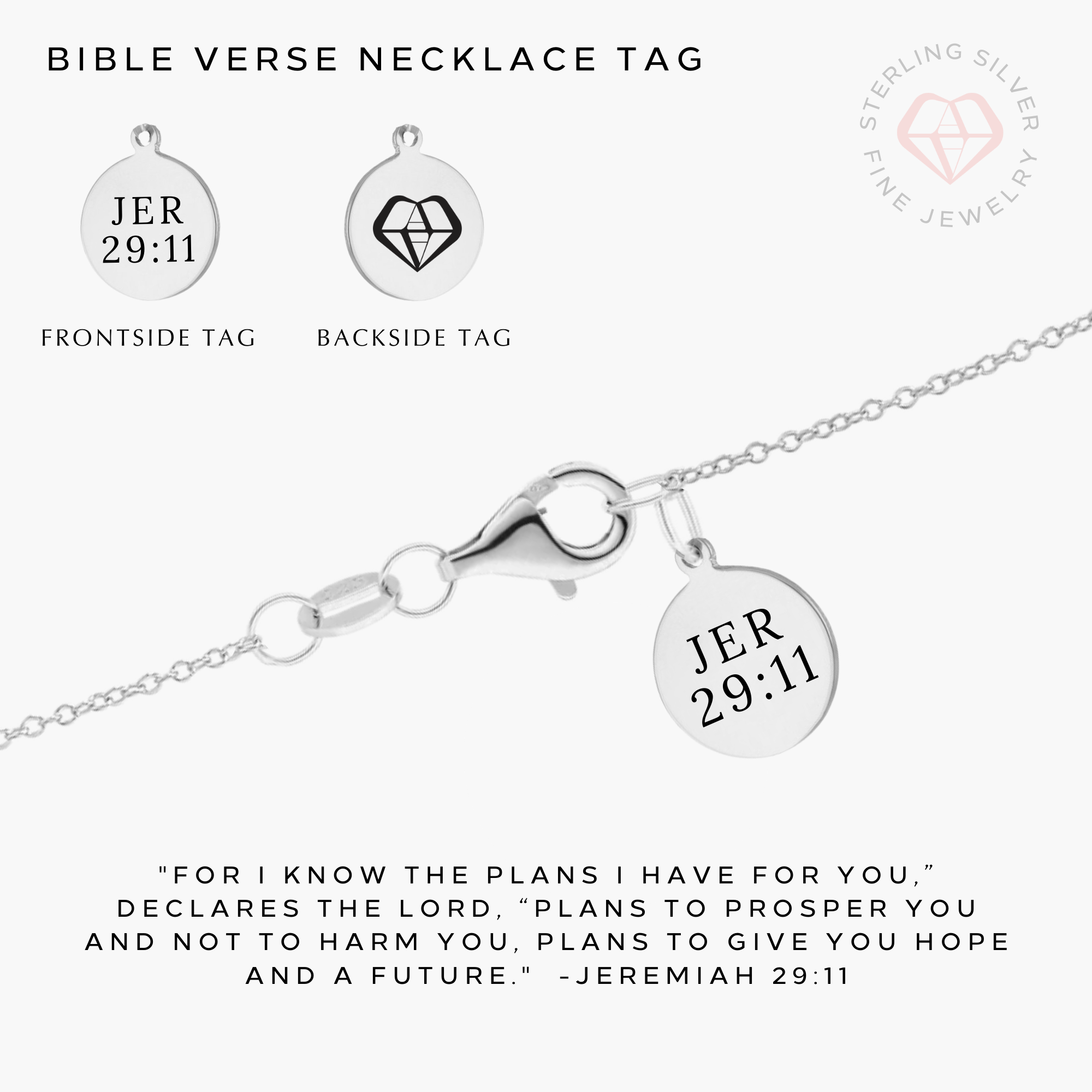 Pure Grace Cross Necklace- Gold Vermeil & Sterling Silver