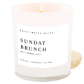 Sunday Brunch Soy Candle - White Jar - 11 oz