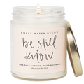 Be Still and Know Soy Candle - Clear Jar - 9 oz (Spa Day)