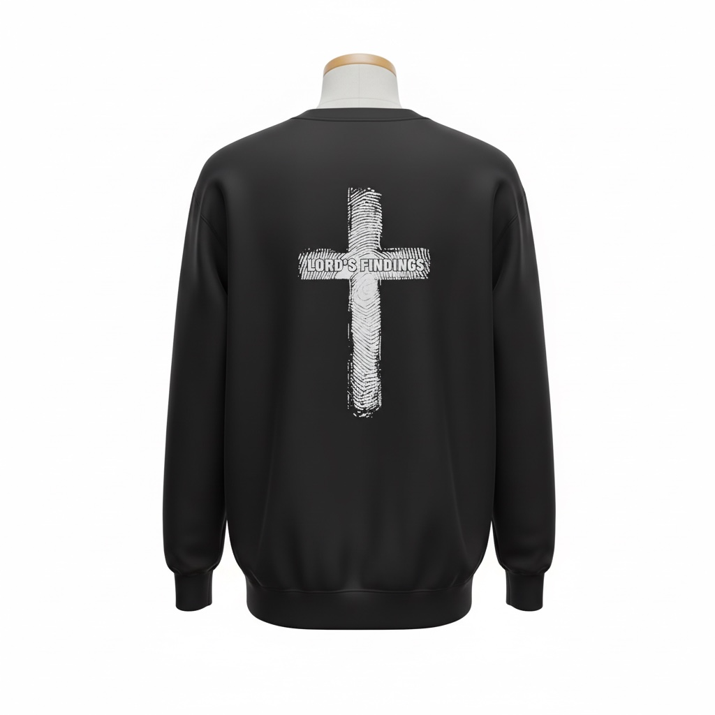 LF Classic Cross Sweatshirt- Black