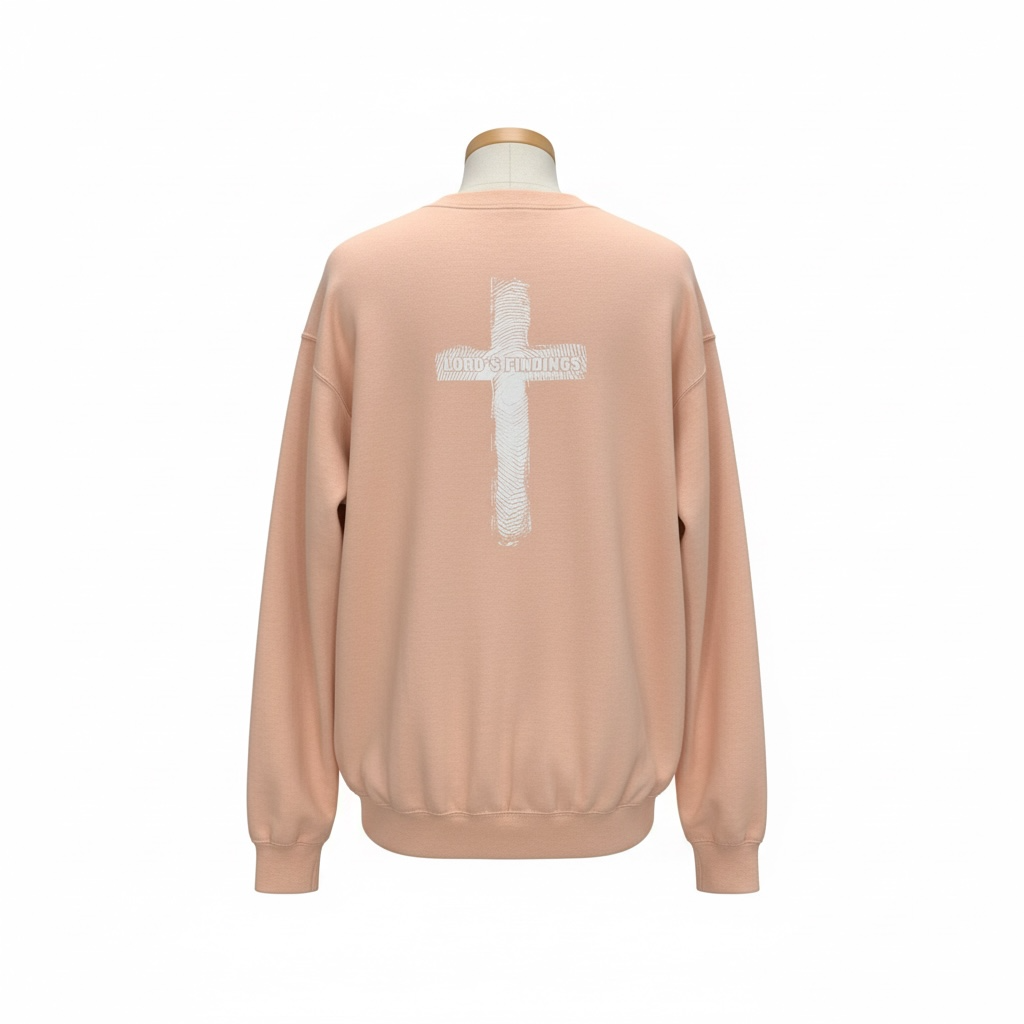 LF Classic Cross Sweatshirt- Dusty Rose