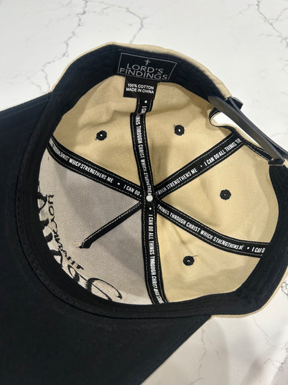 Thank You Jesus Hat - black/khaki ￼