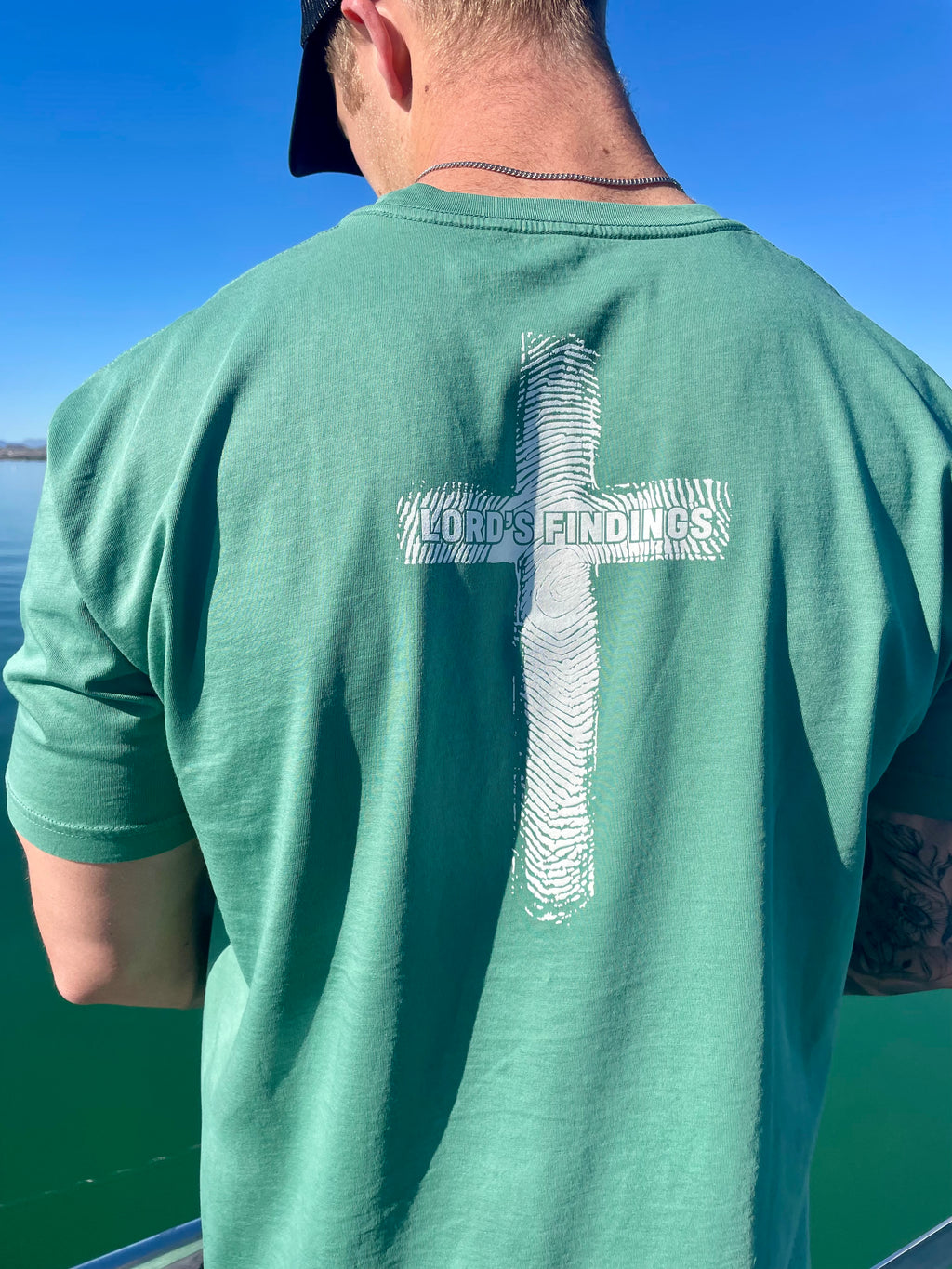LF Classic Cross Tee- Jade