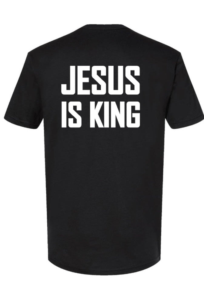 Jesus Is King Tee, Black