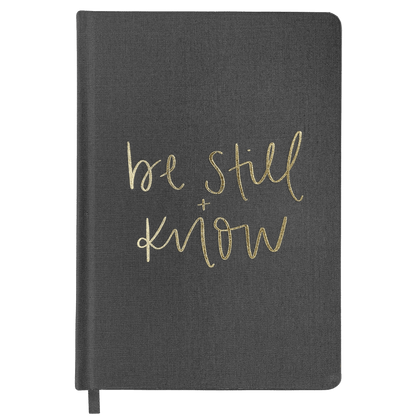 Be Still and Know Fabric Journal