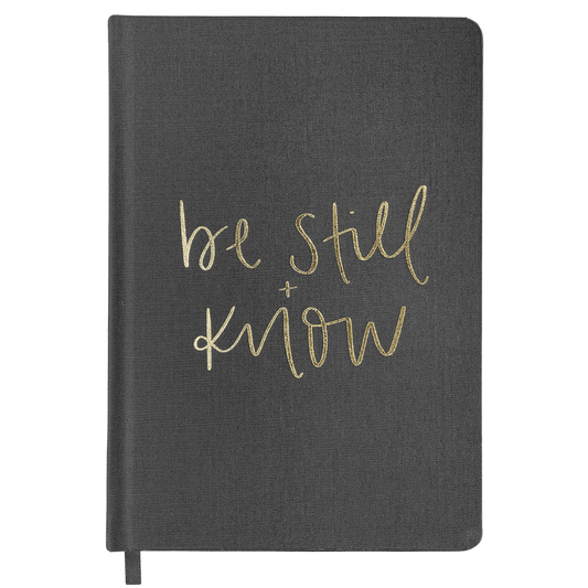 Be Still and Know Fabric Journal