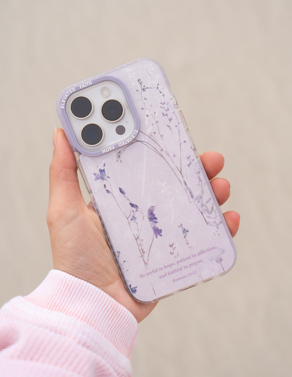 Romans 12:12 Phone Case