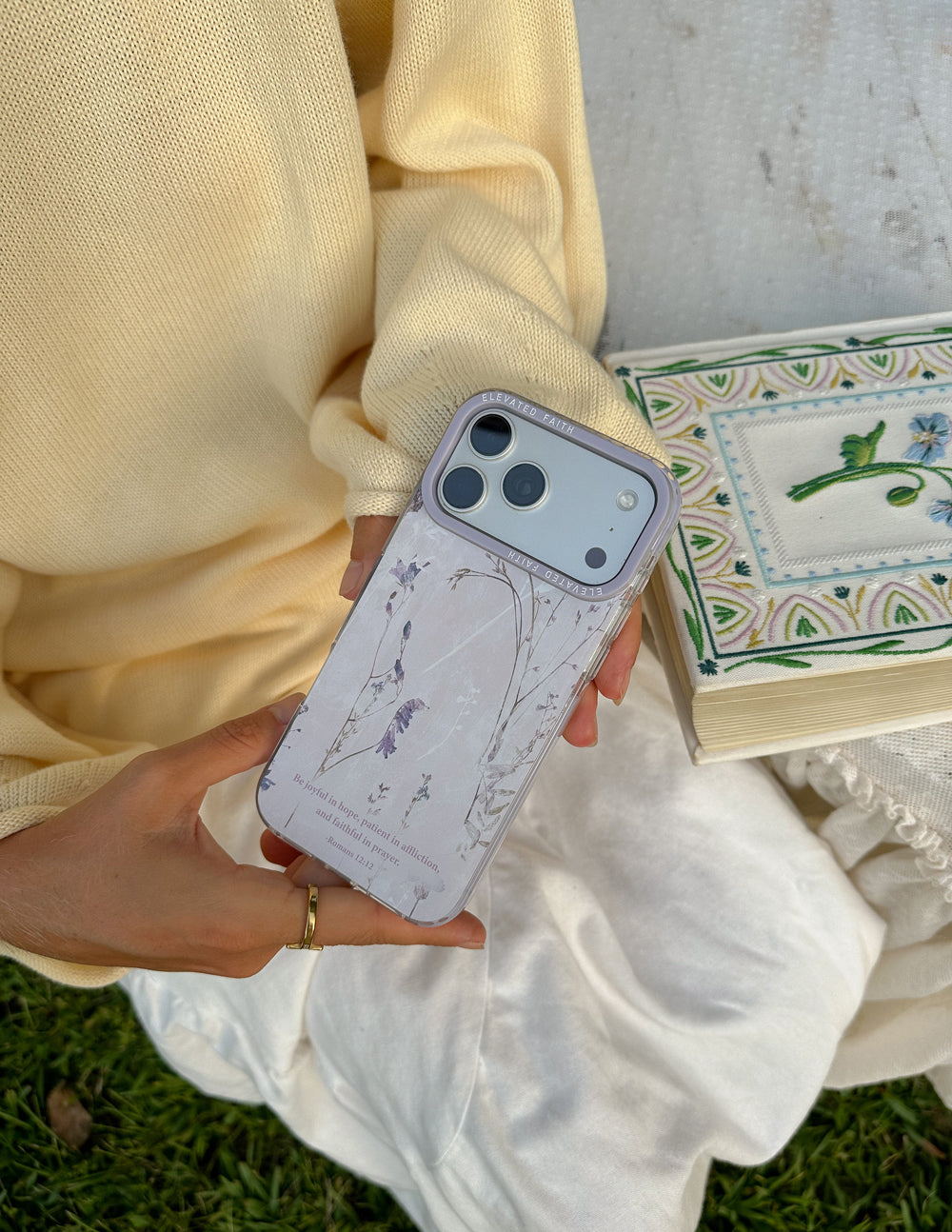 Romans 12:12 Phone Case