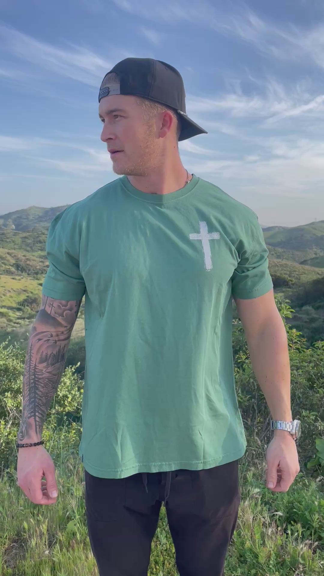 LF Classic Cross Tee- Jade